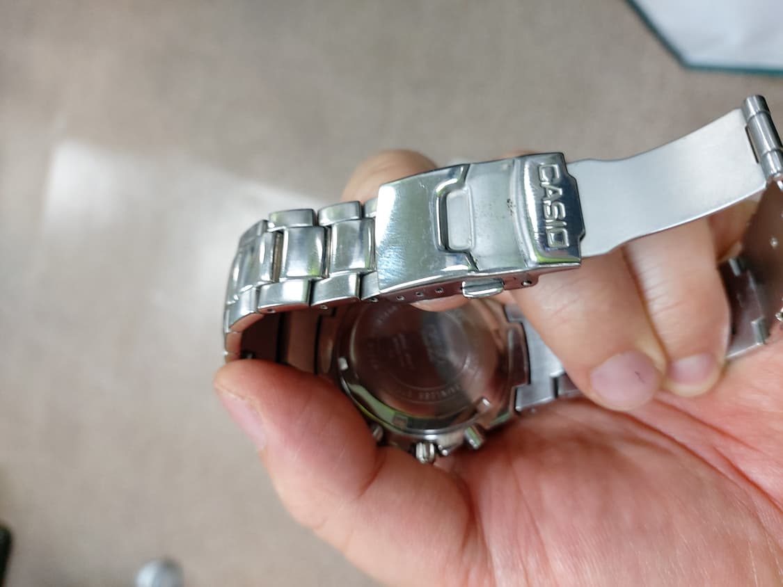 카시오 에디피스 오렌지 메탈 시계 상품이미지3