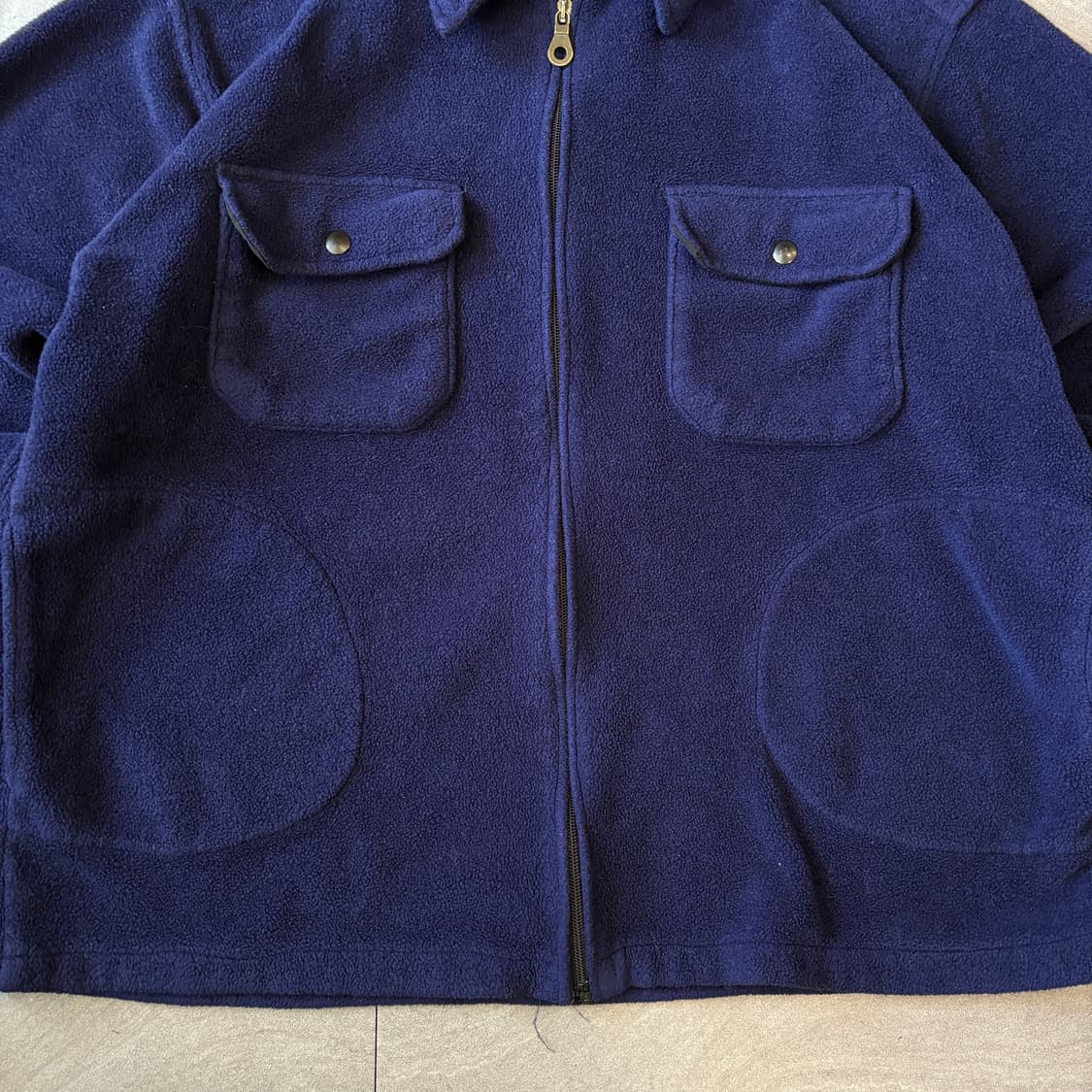 90년대 울리치 미국 생산 네이비 플리스 자켓 상품이미지3