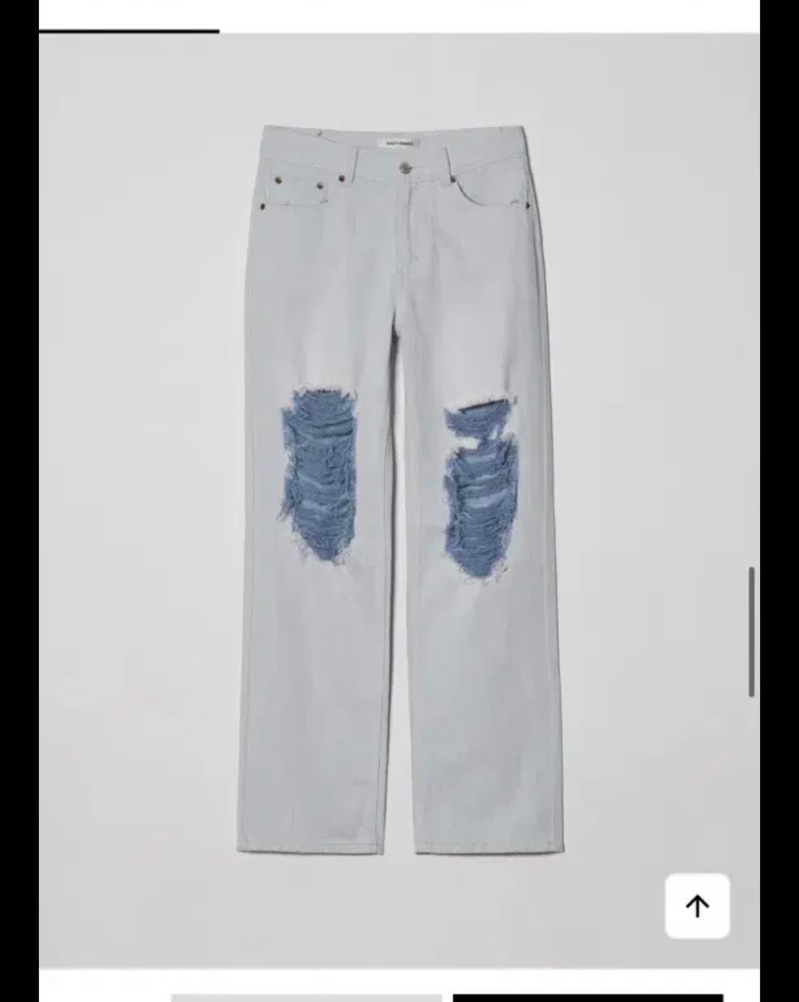 (새상품)솔티페블 saltypebble DESTROYED Jeans 상품이미지3