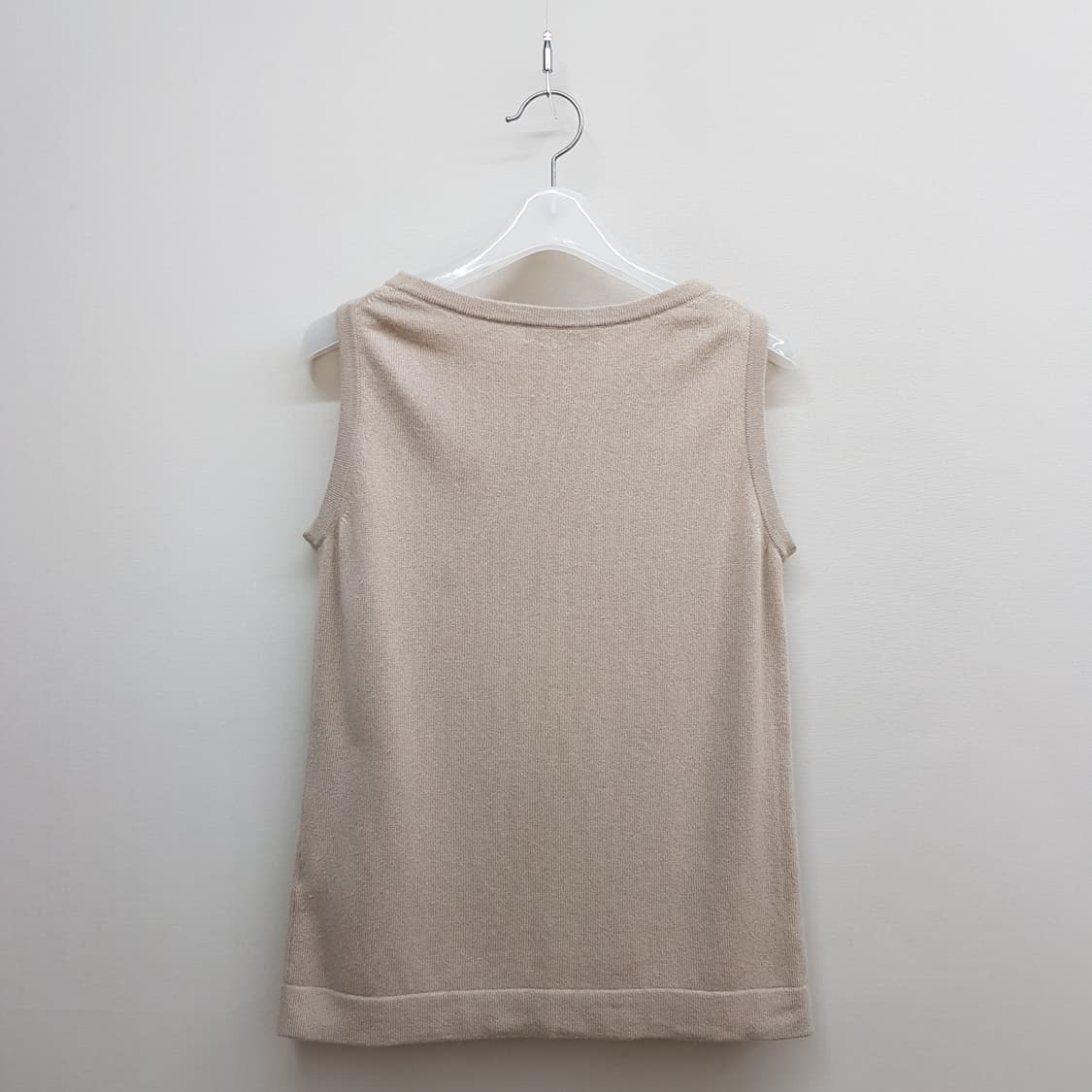 한섬 타임 TIME 캐시미어 슬리브리스 니트 탑 F90사이즈 상품이미지4