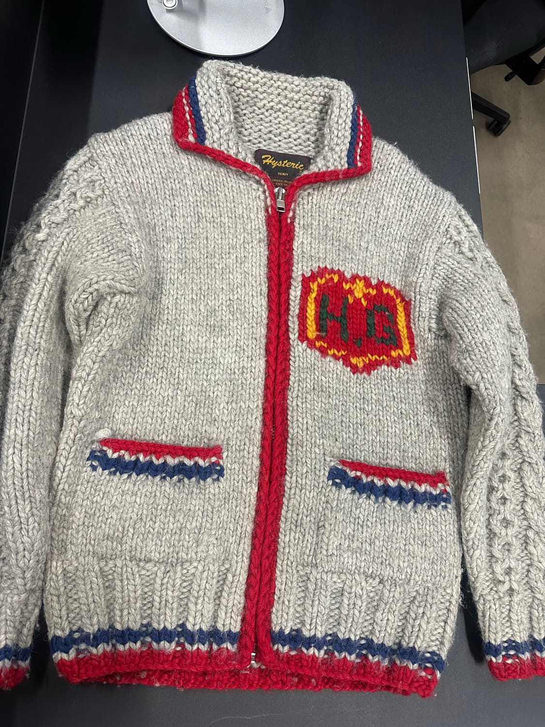 히스테릭 글래머 헤비 울 코위찬 스웨터 상품이미지5