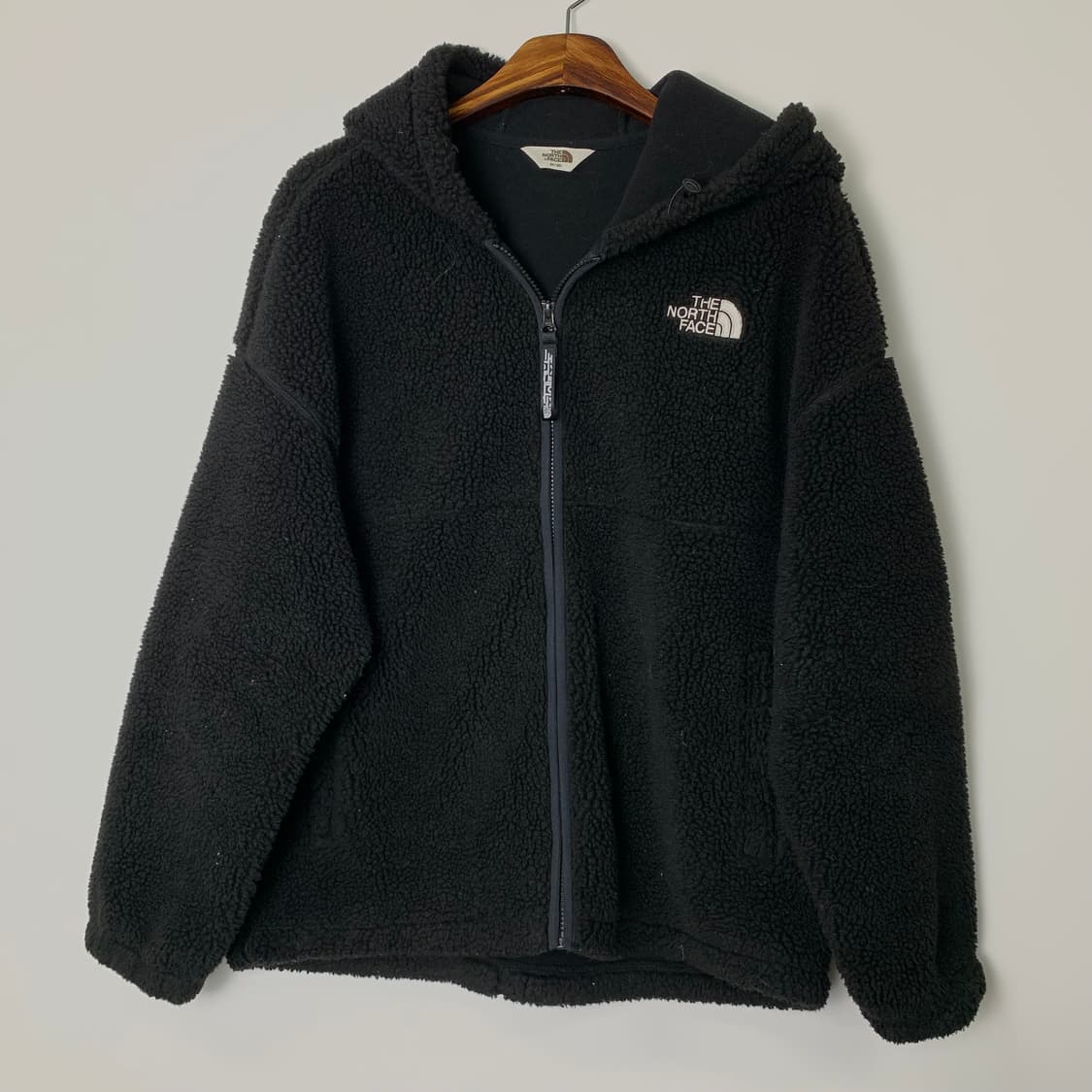 노스페이스 신형 오버핏 뽀글이 쉐르파 후드집업 상품이미지2