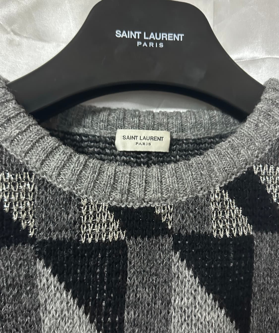 생로랑 FW15 지오메트릭 은사 니트 상품이미지5