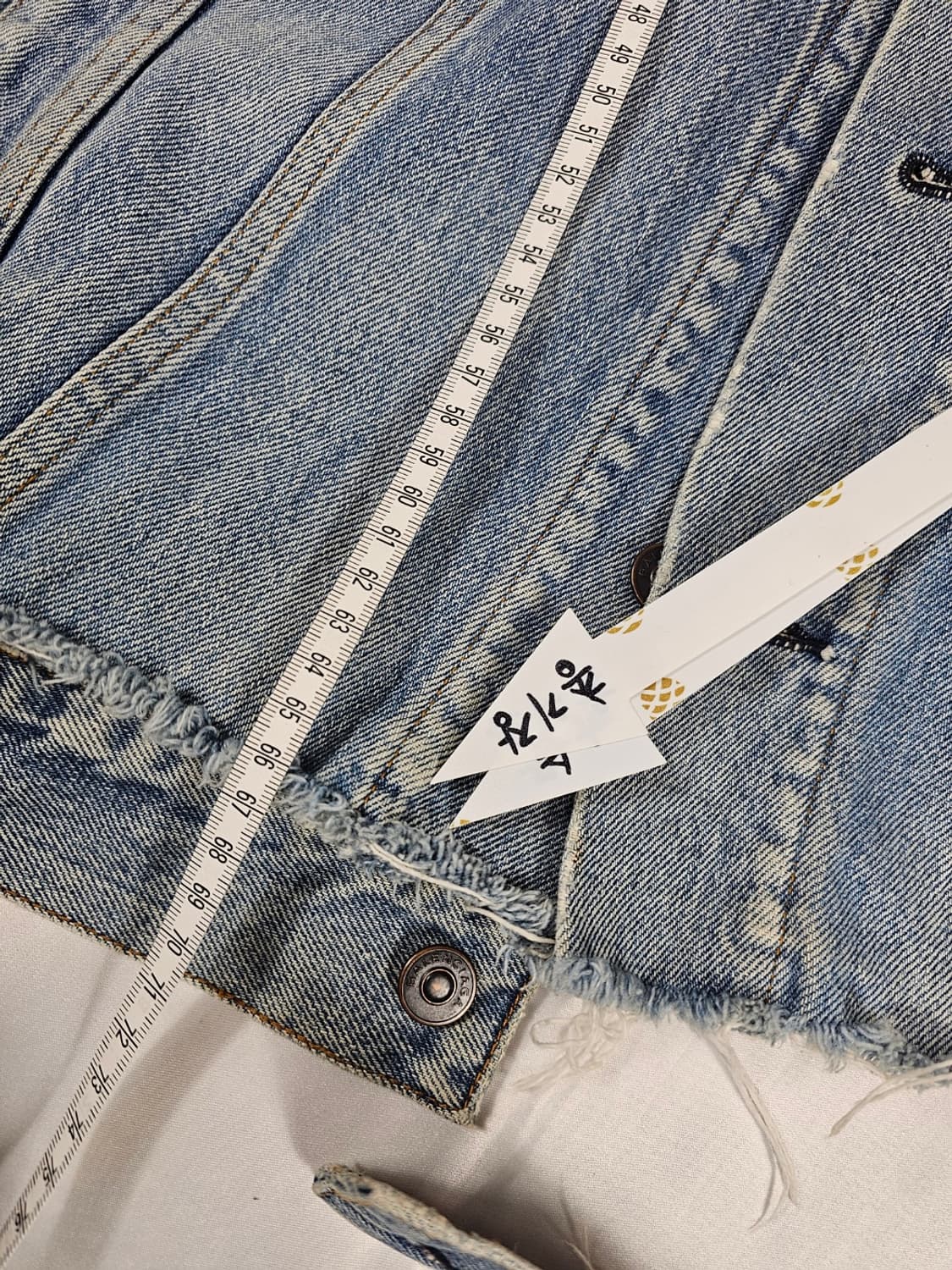 발렌시아가넥로고데님자켓 상품이미지6