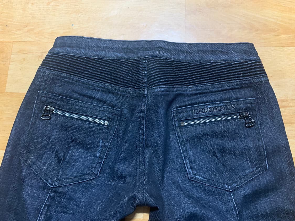 BALMAIN 피에르 발망 by 발망 데님 바이커 데님팬츠(28 사이즈) 상품이미지9