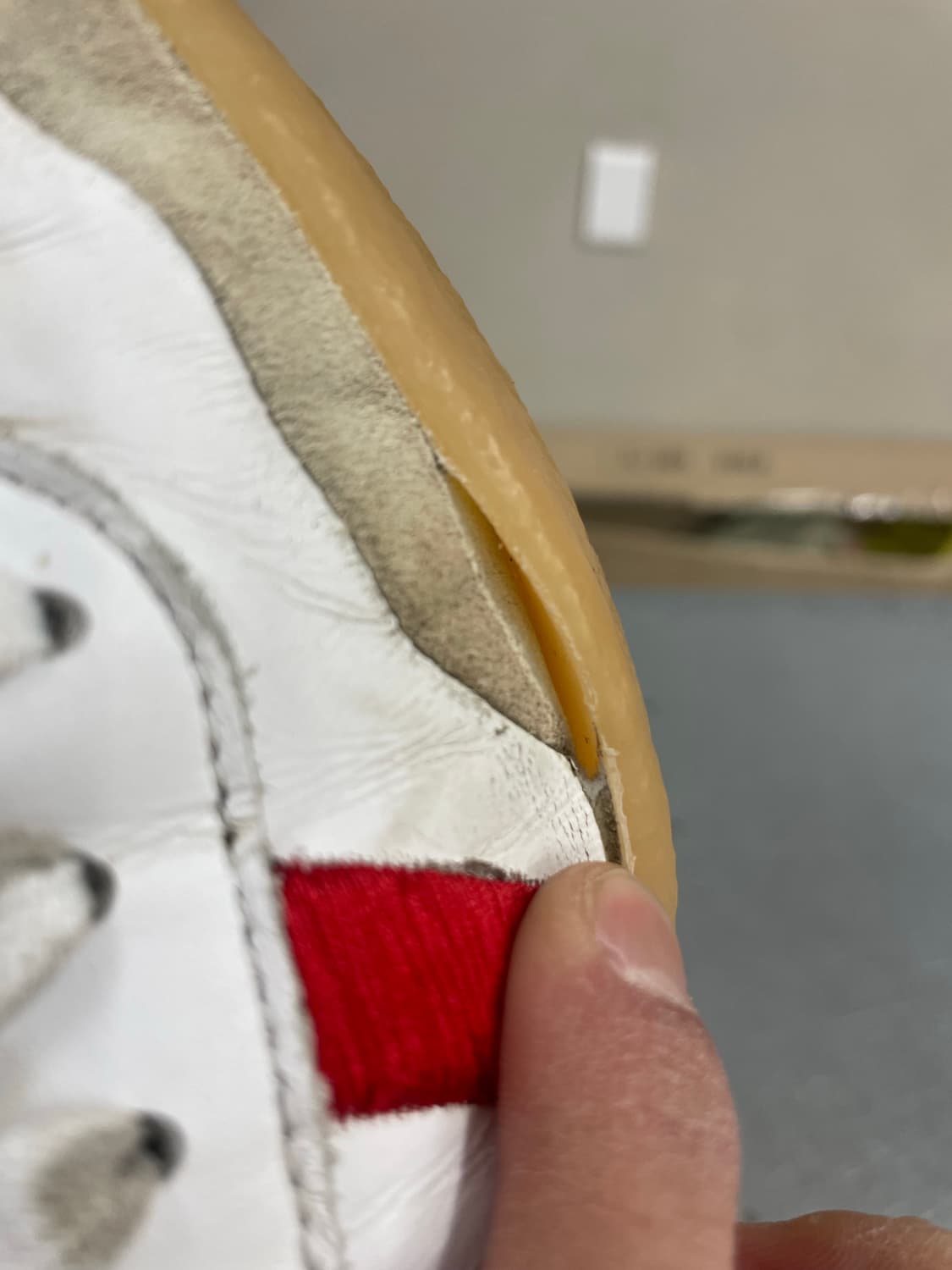 아디다스 삼바OG 화이트 솔라 레드 250 상품이미지9