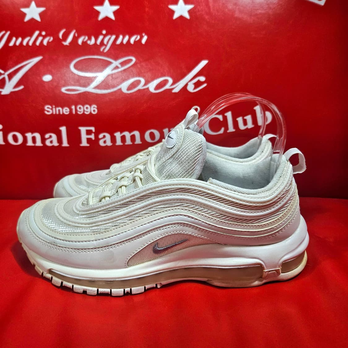 나이키(Nike) 에어맥스 97 트리플 화이트 255size 상품이미지1