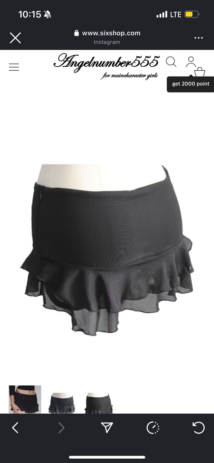 Garter frill skirt 상품이미지3