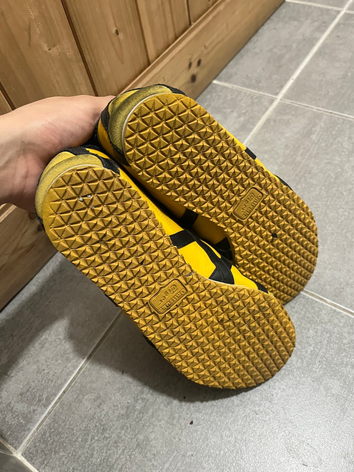 (인기제품) 오니츠카 타이거 멕시코 66 옐로우 블랙 275 상품이미지4