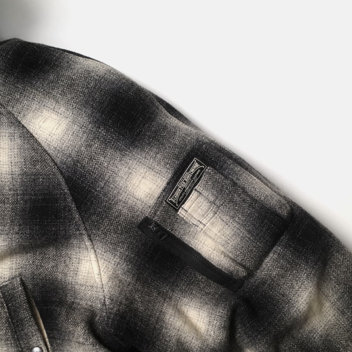 2000's Polo Jeans Ombre Plaid Down Parka 상품이미지4