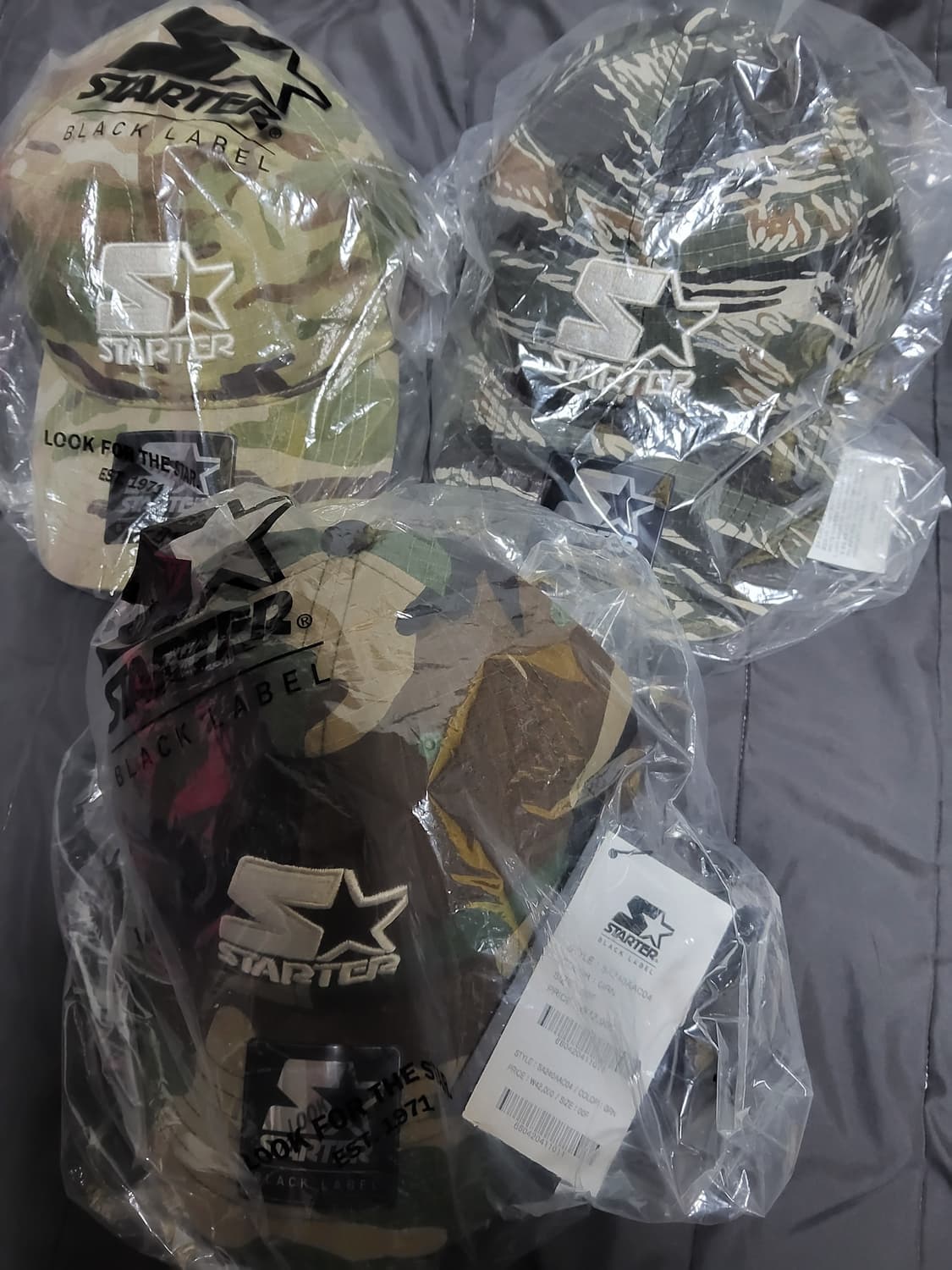 [새제품] 스타터 카모 볼캡 3종 상품이미지1