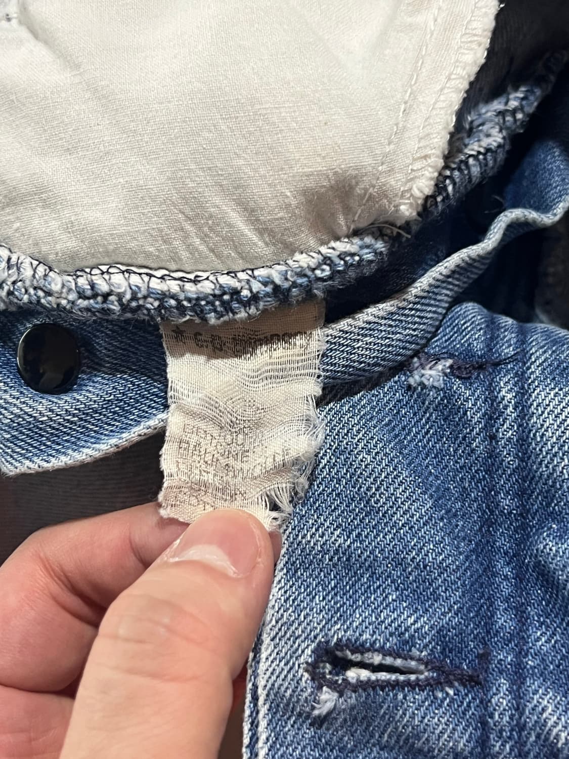 80s stone island denim pants 상품이미지5