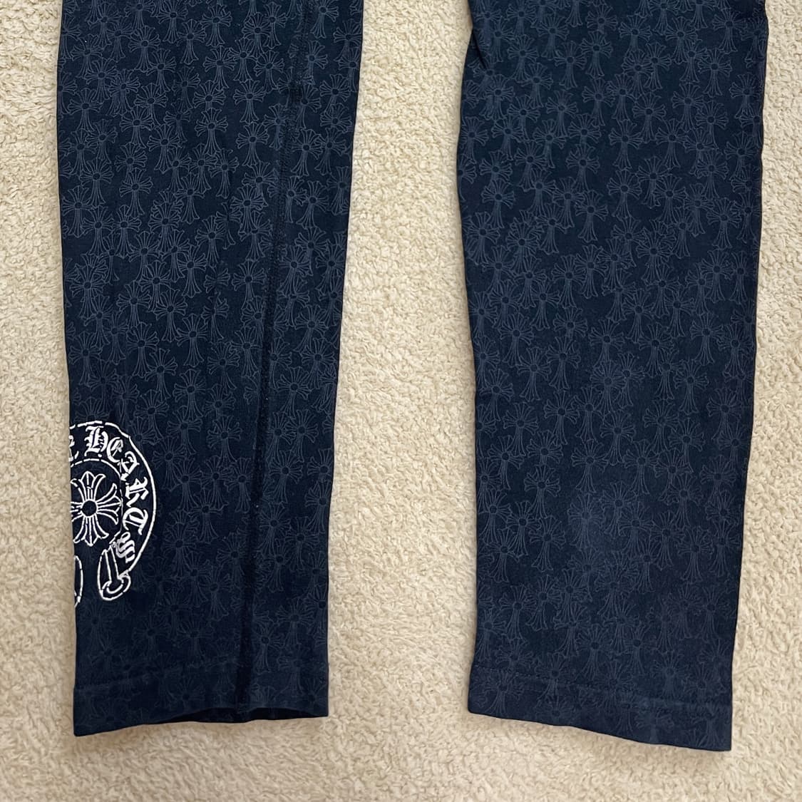 크롬하츠 세메터리 크로스 홀스슈 로고 레깅스 상품이미지4