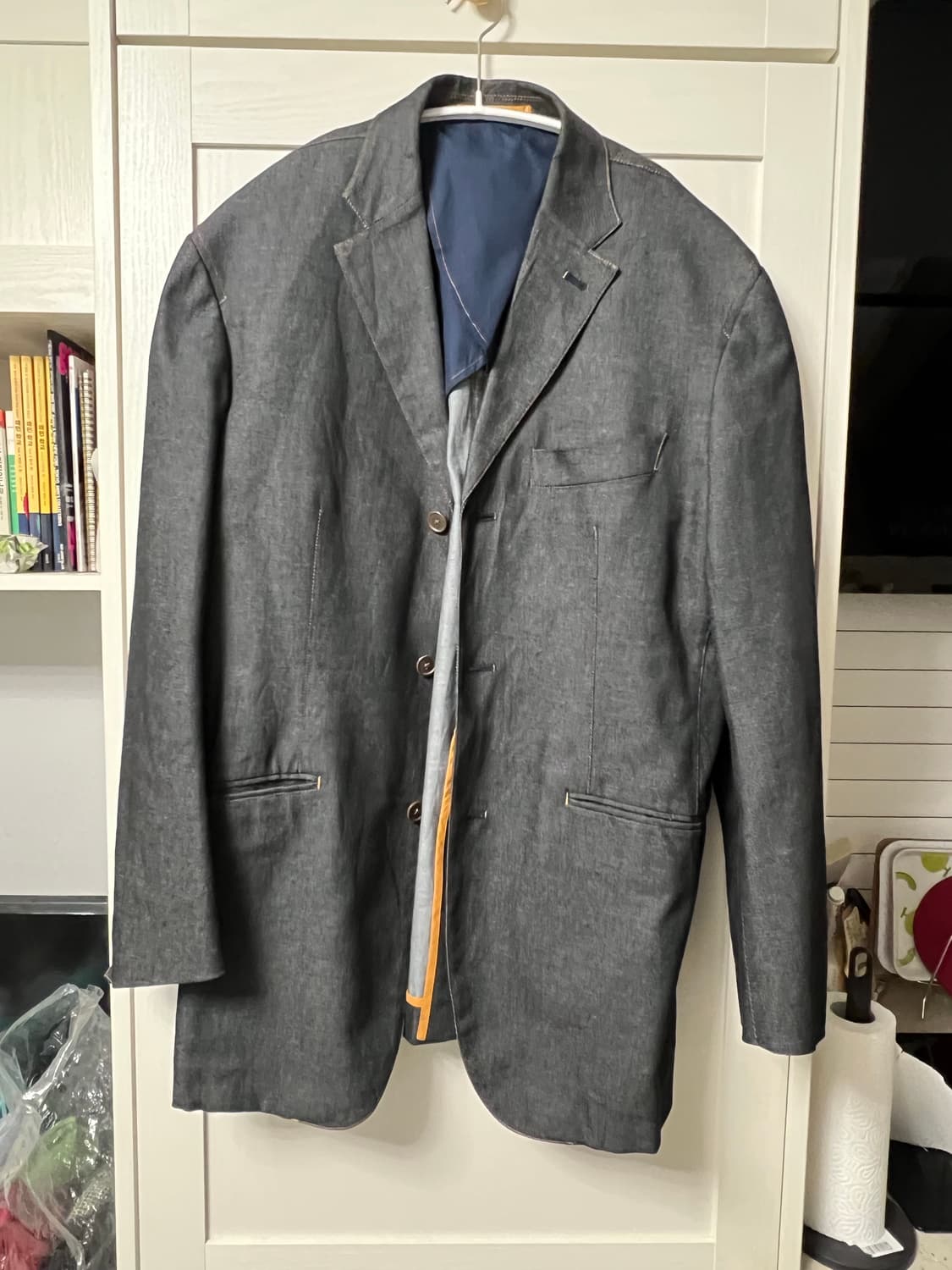 회색 블레이저 재킷 상품이미지1