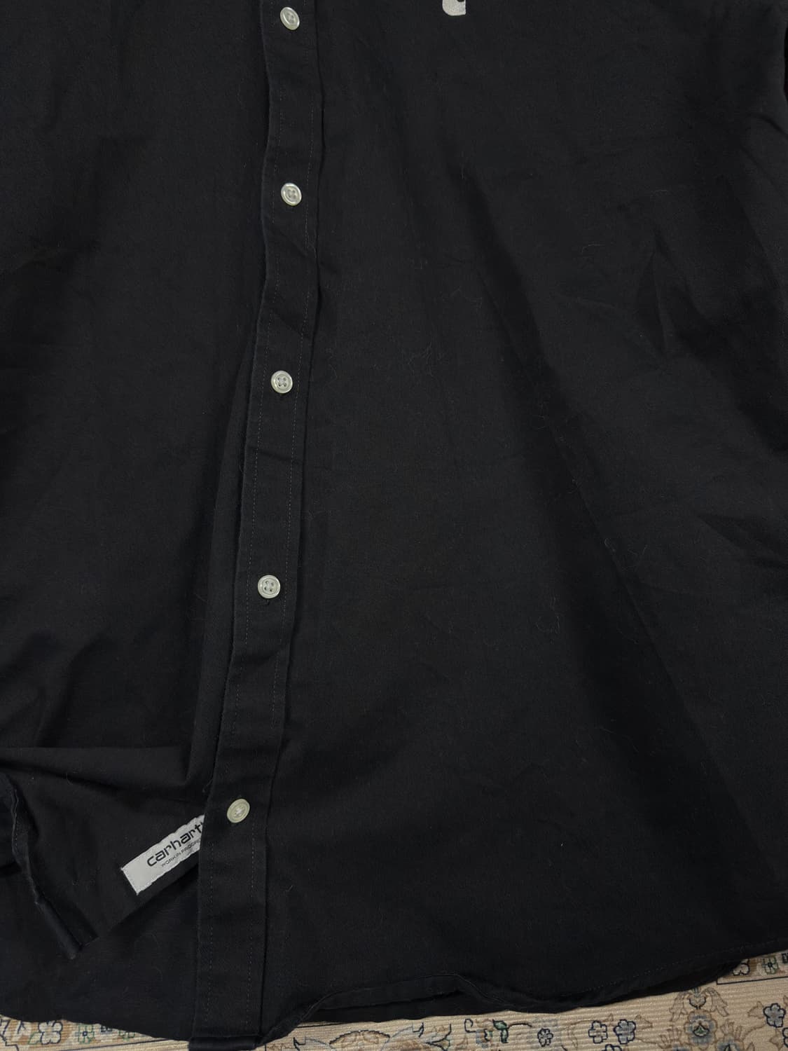 칼하트 메디슨 셔츠 블랙1641 상품이미지4