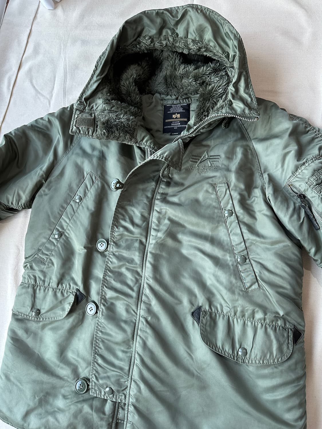 알파인더스트리 N3B 파카 L 상품이미지2