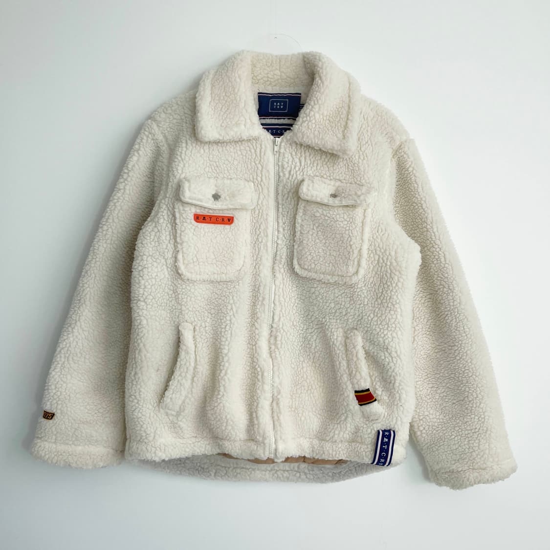 F1 로맨틱크라운 헌터 빅 칼라 플리스 재킷 S사이즈 상품이미지1