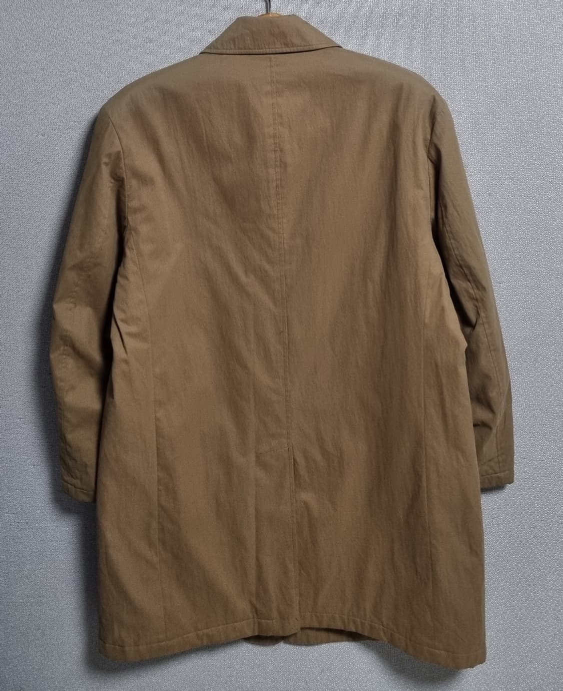 새상품) 실측 L (100) 입생로랑 빈티지 다크베이지 코트 데드스탁 상품이미지2