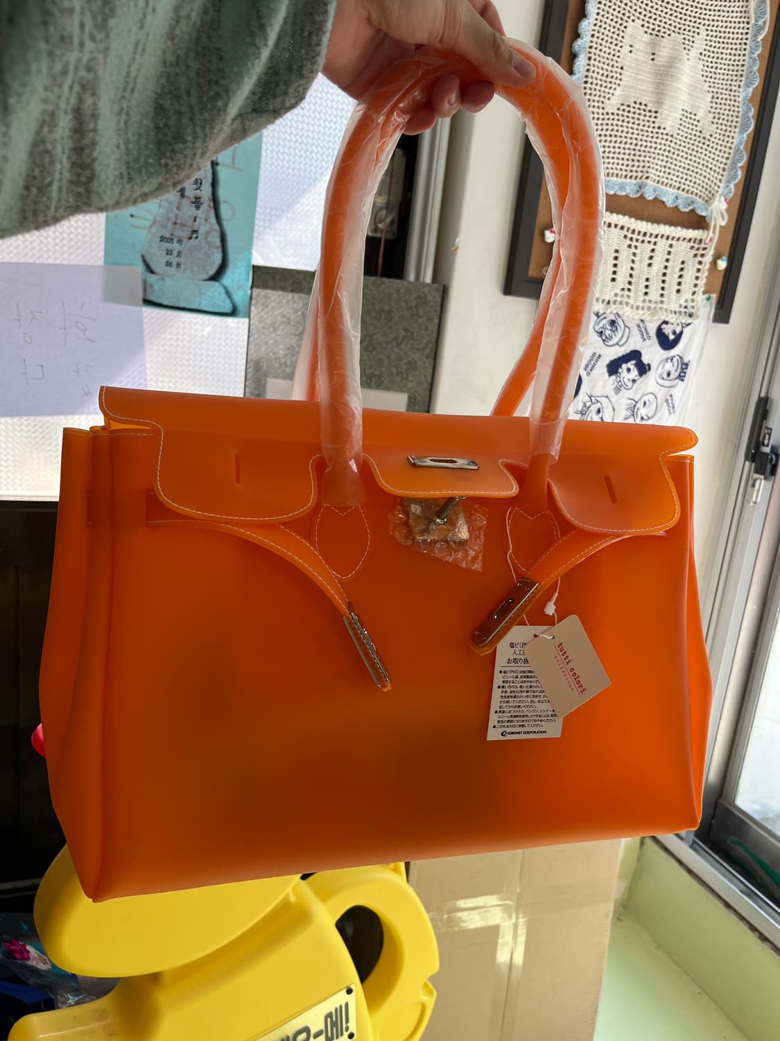 오렌지 빈티지 젤리버킨 🍊 상품이미지8