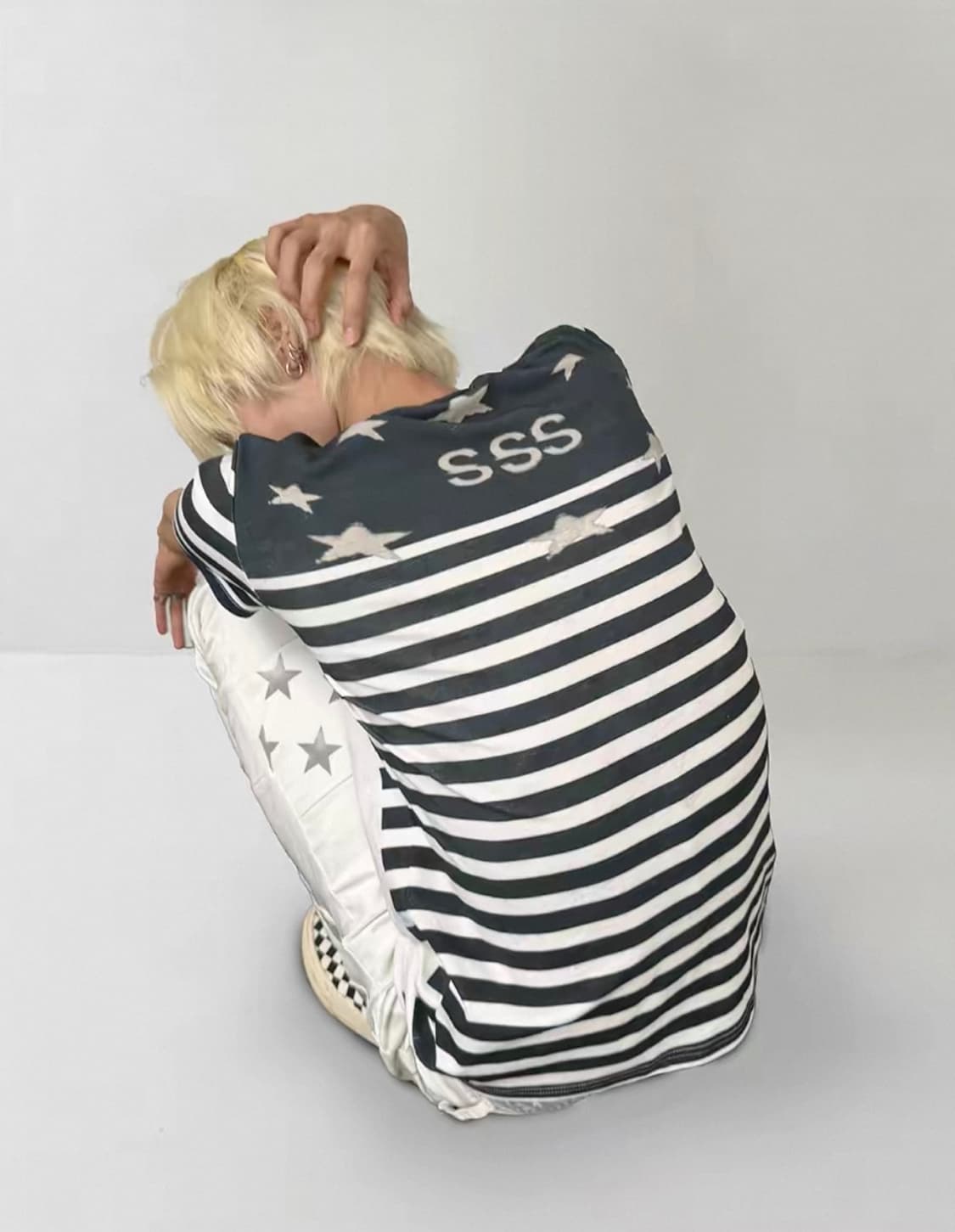 SSS Star Stripe Slim T-Shirt 상품이미지1