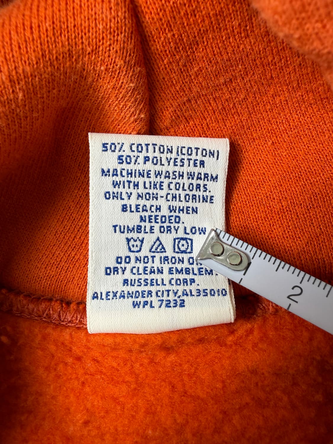 90s Russell Hoodie (burnt orange) 상품이미지4