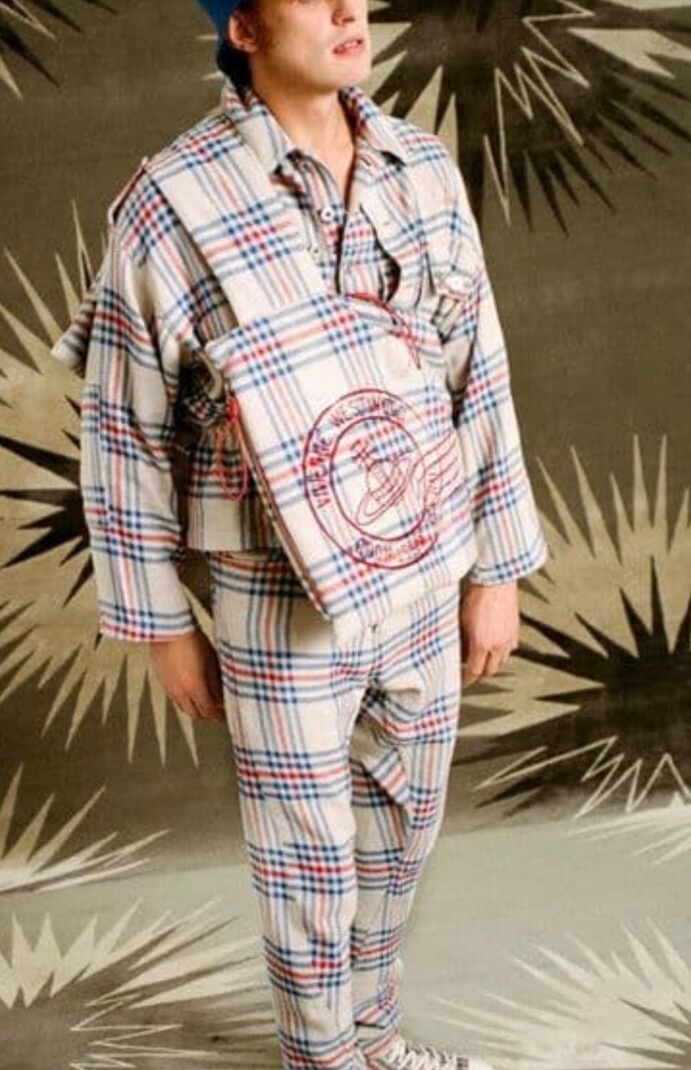 비비안웨스트우드 체크 루즈핏 셔츠  상품이미지1