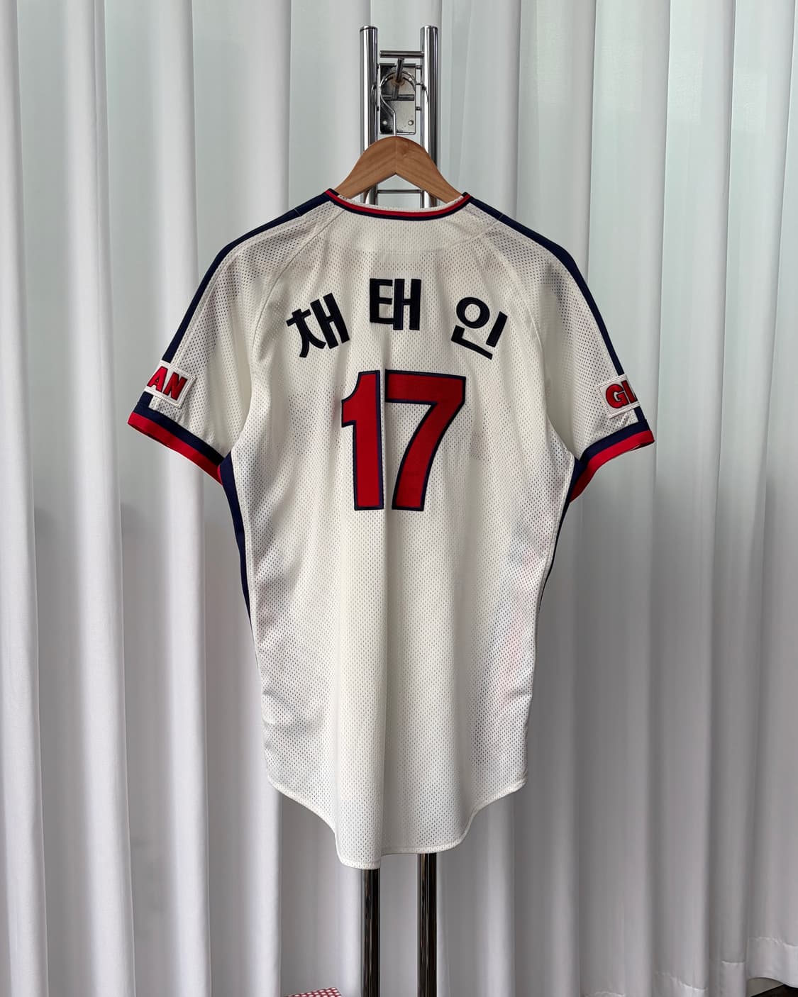 [XL]롯데 자이언츠 네포스 채태인 야구 유니폼 상품이미지4