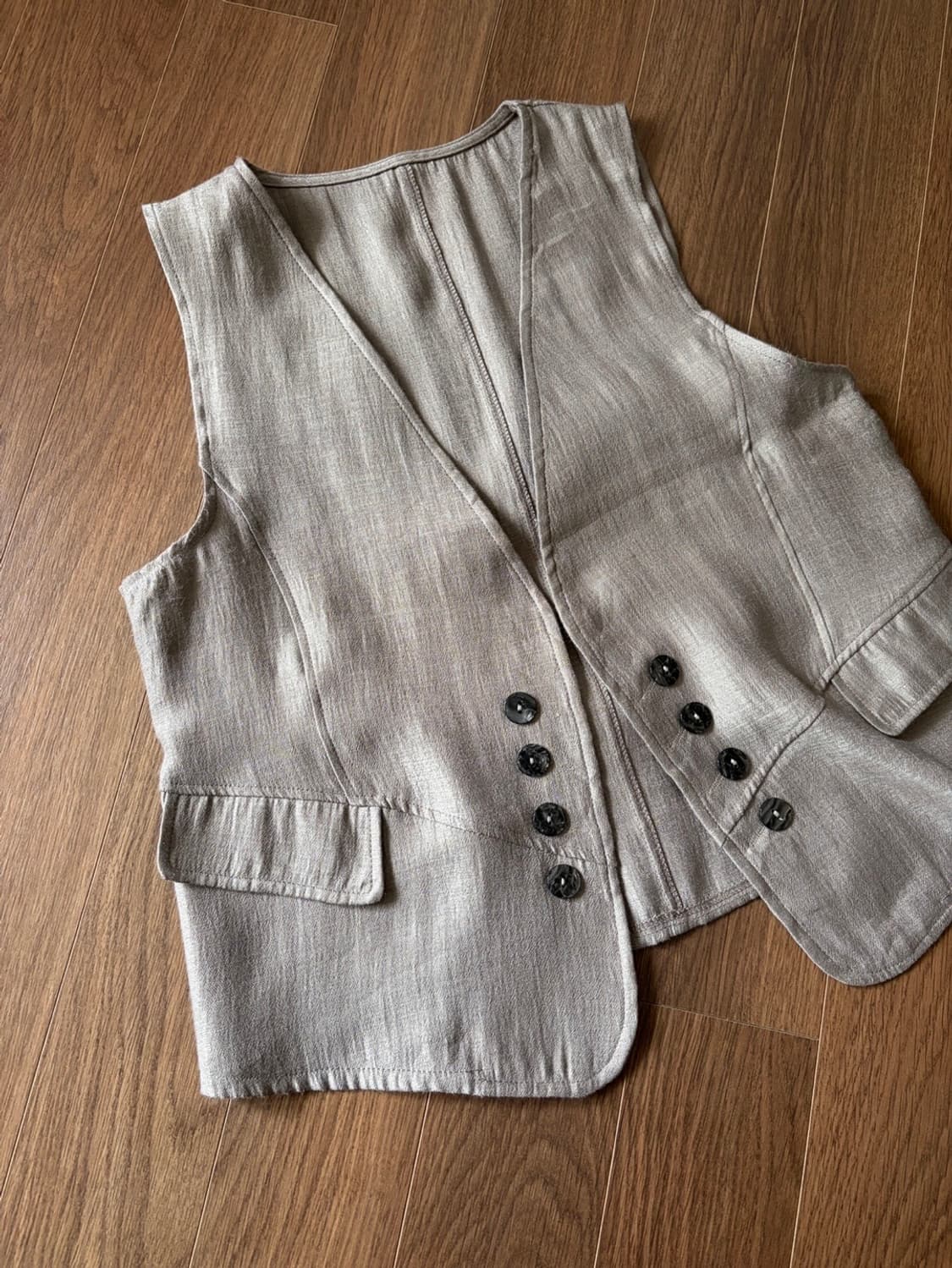 glossy vest 상품이미지7