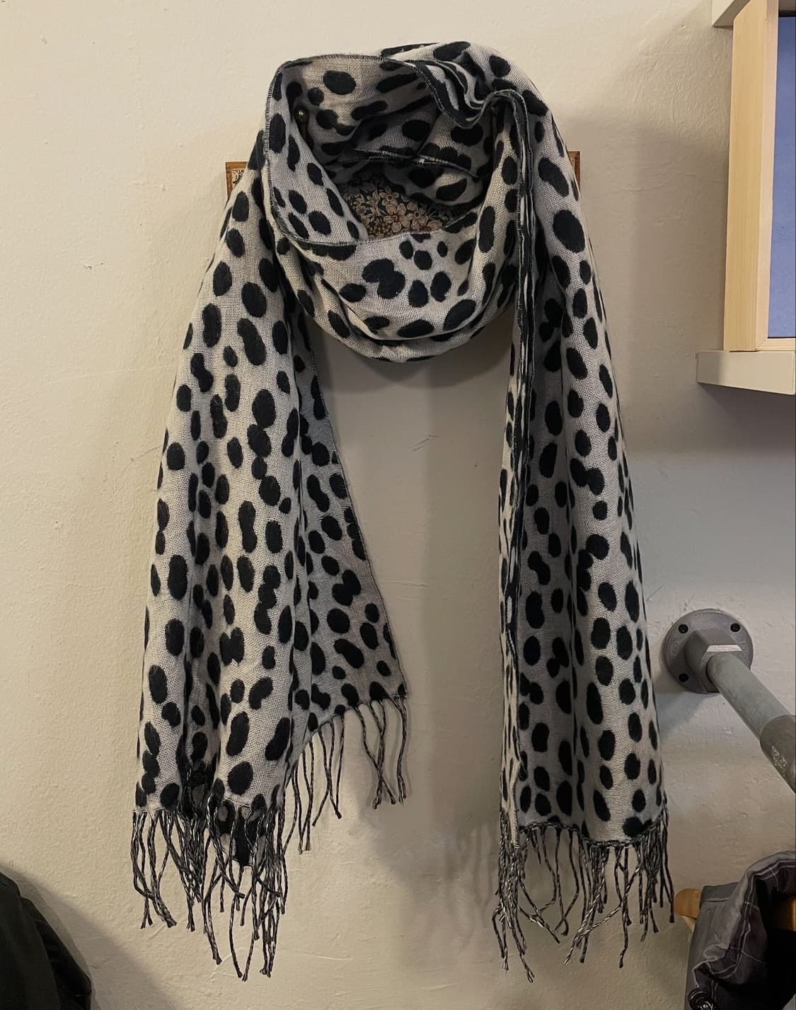 리버시블 도트 머플러 [무배] 상품이미지2