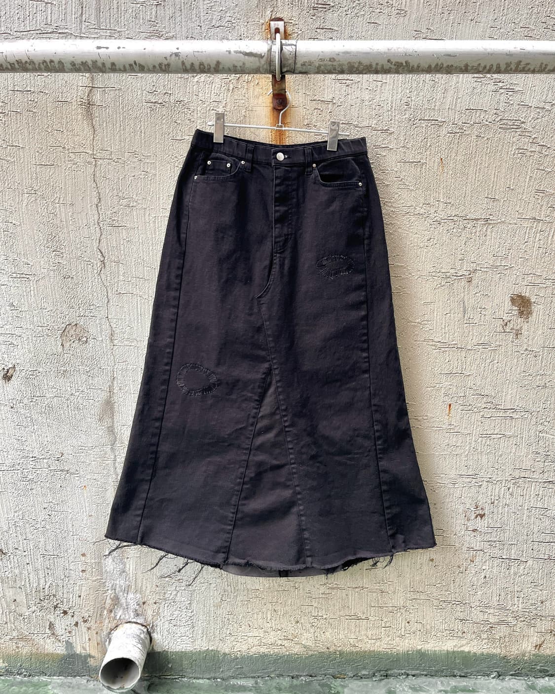 [rework] patchwork cotton skirt 상품이미지1
