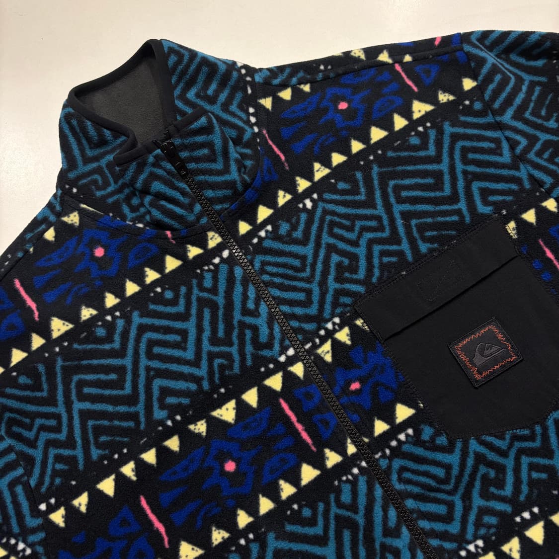 [S] 퀵실버 OG 헤리티지 패턴 플리스 자켓 D71 상품이미지3