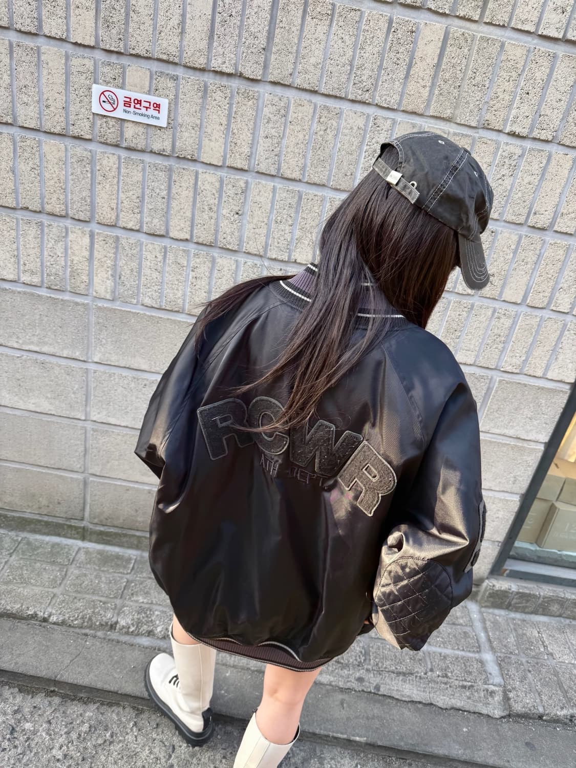 로카웨어 오버핏 바시티 자켓 상품이미지7