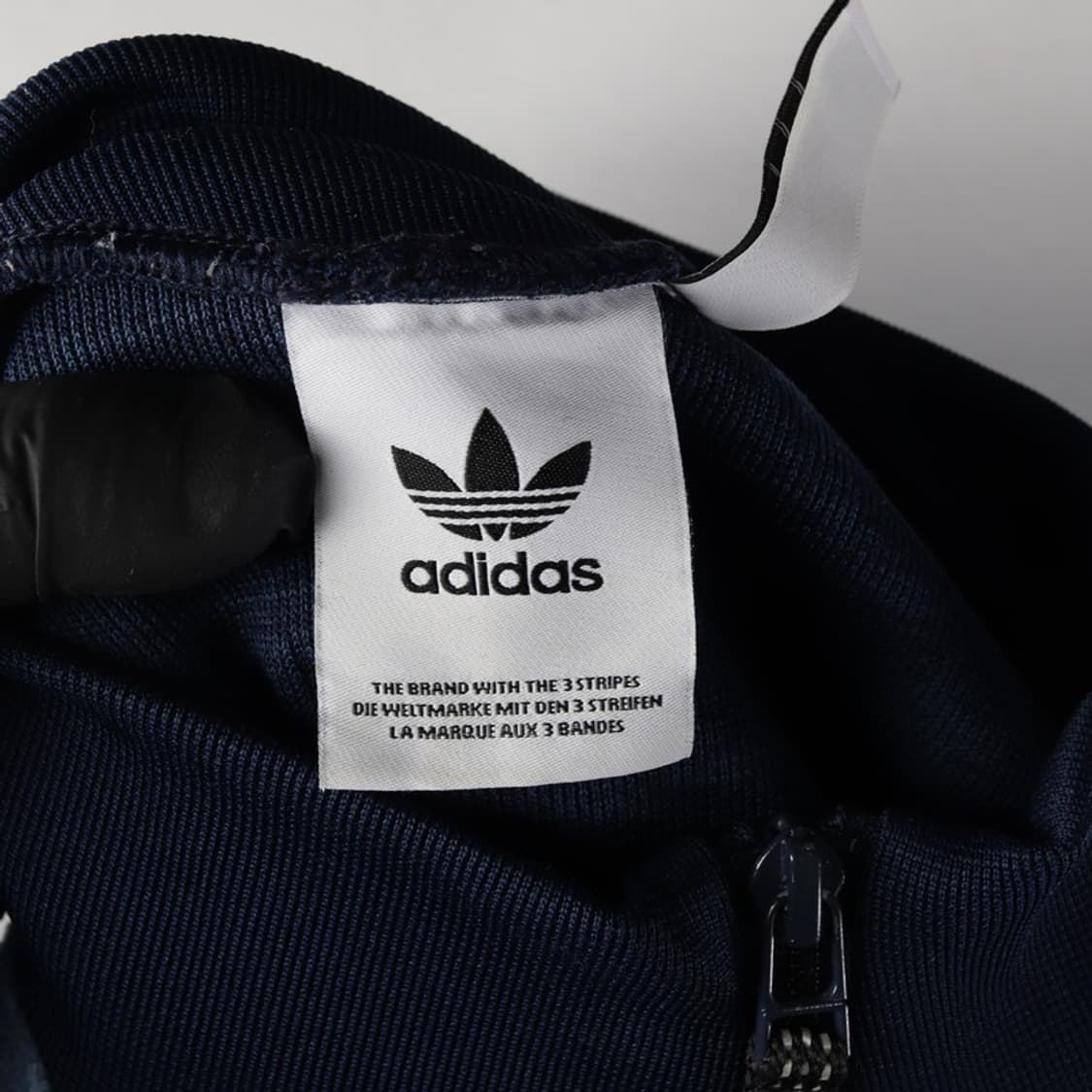 아디다스 네이비 배색 하프집업 플리스 L 상품이미지5