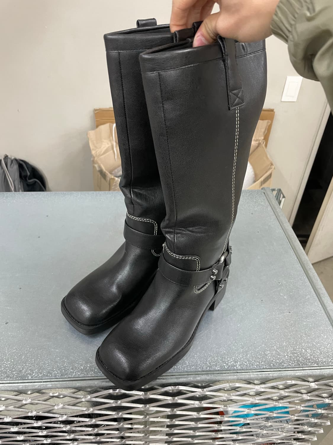 자라 블랙 엔지니어 롱부츠 235 (gr-4266) 상품이미지2