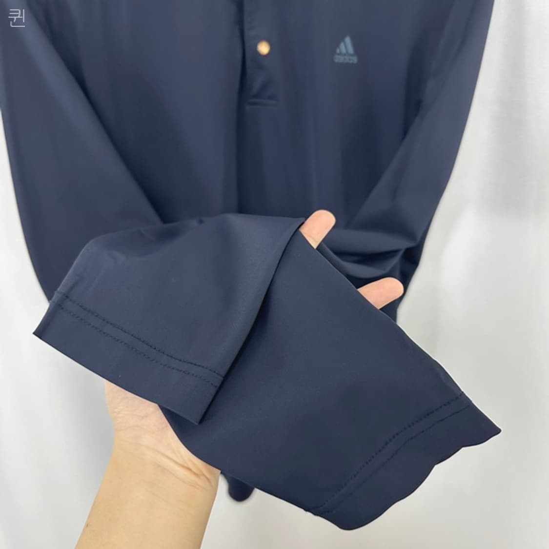 아디다스 남자 스판짱 긴팔티 네이비 XL 105 상품이미지4