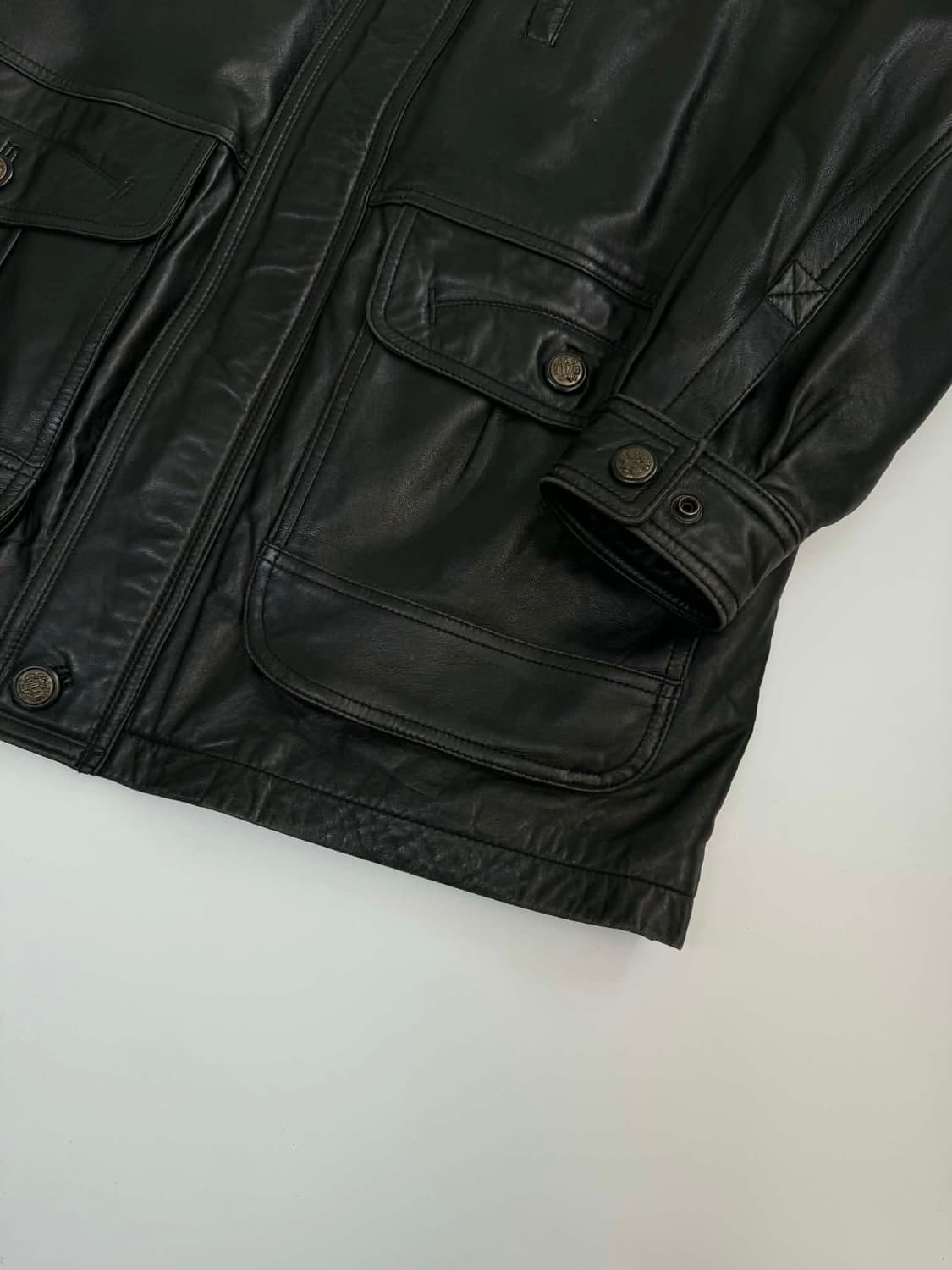 [100] 런던포그 양가죽 무스탕 하프 코트 자켓 상품이미지7