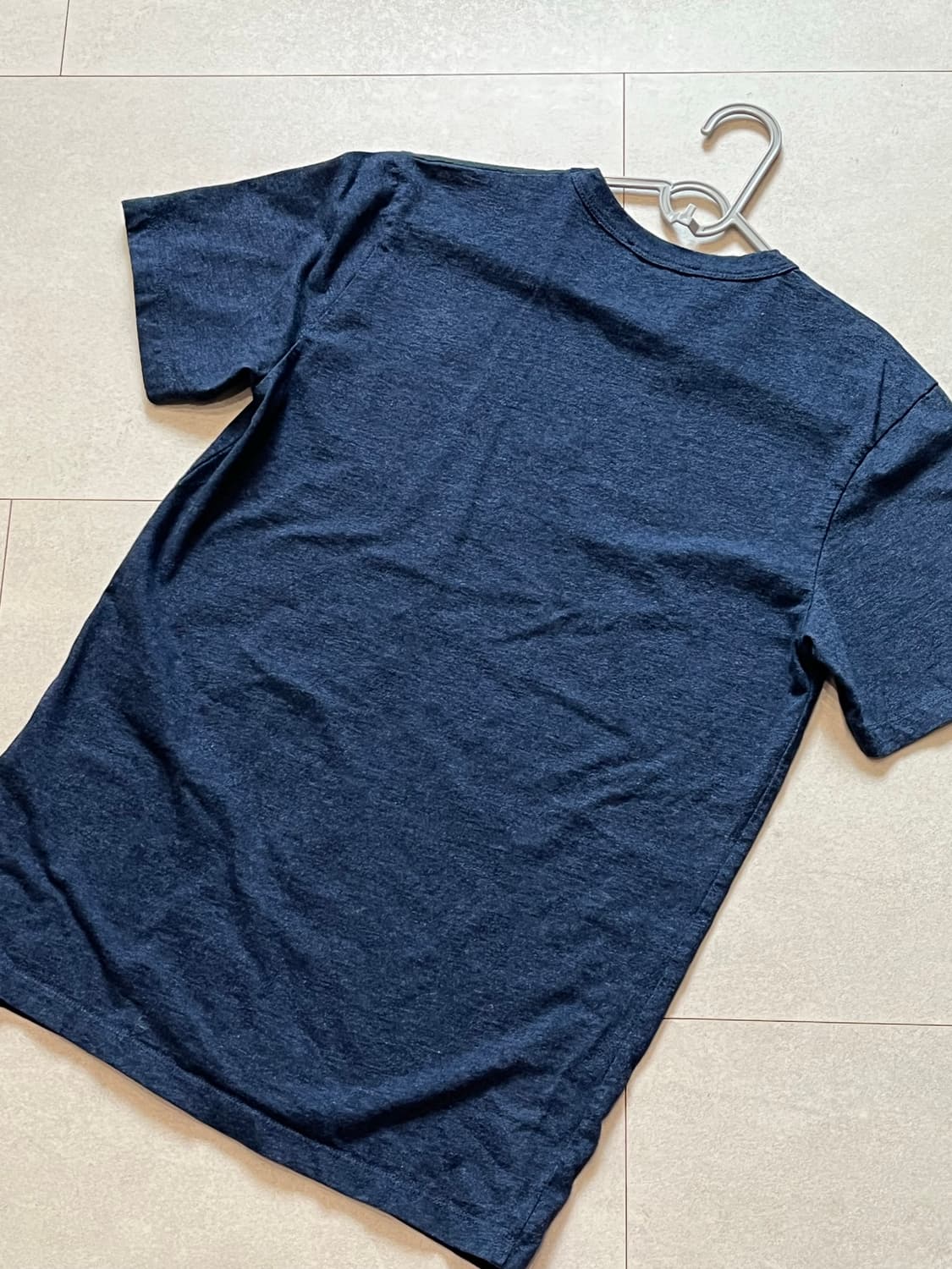 메종키츠네 로고 티셔츠 xxs 네이비 상품이미지3