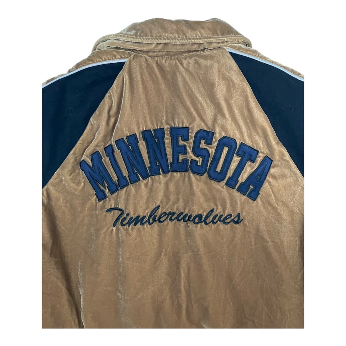 NBA 미네소타 팀버울프 벨벳 자켓 M 상품이미지4