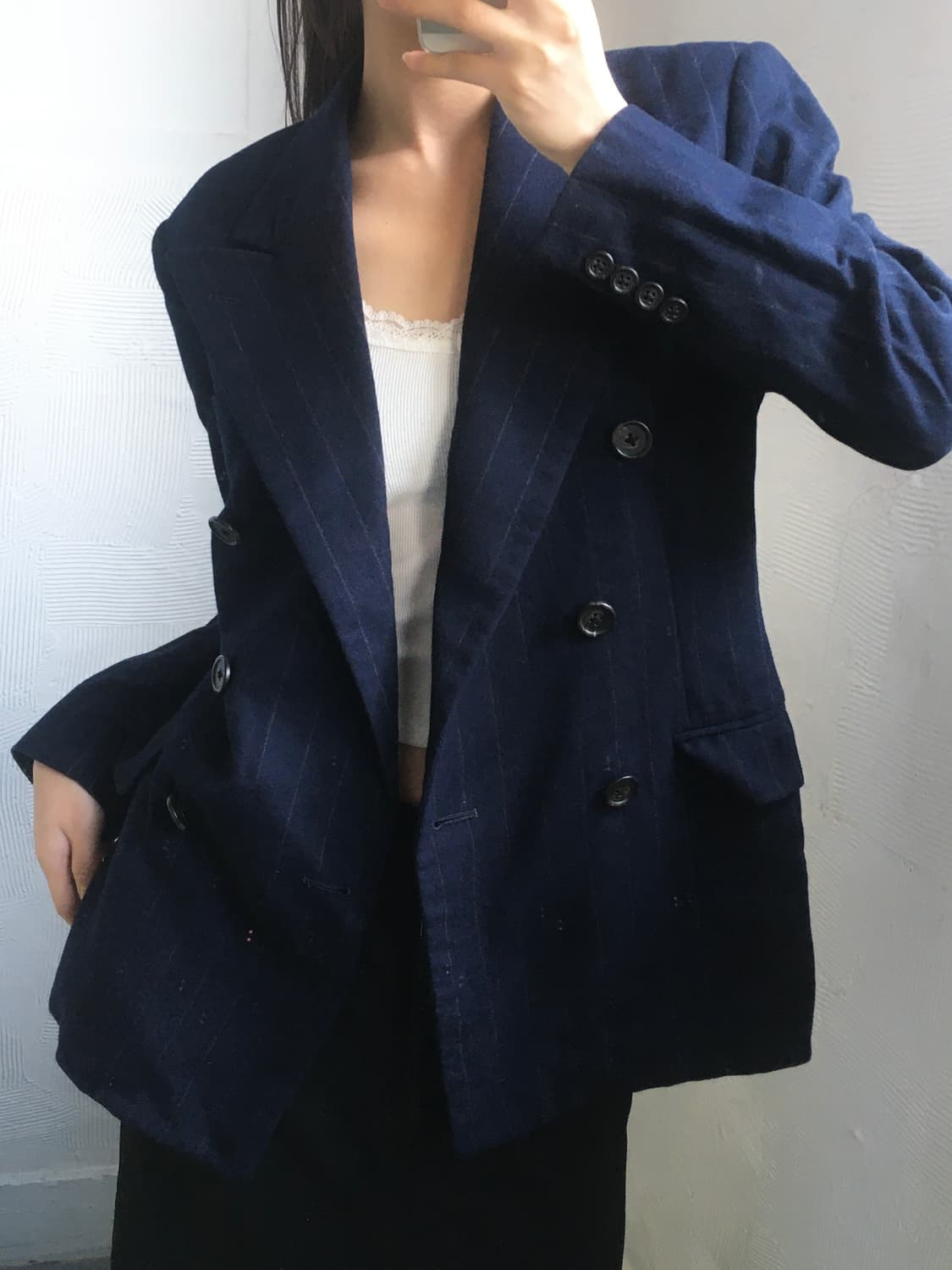 Ralph Lauren 랄프로렌 네이비 스트라이프 블레이저 상품이미지1