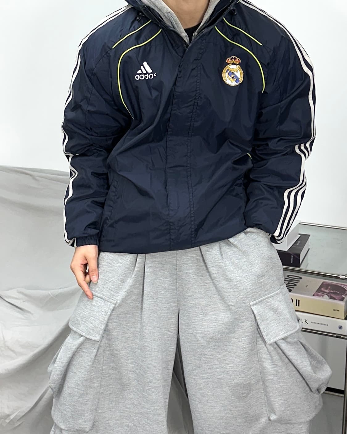 아디다스 레알 마드리드 바람막이 XL 상품이미지2