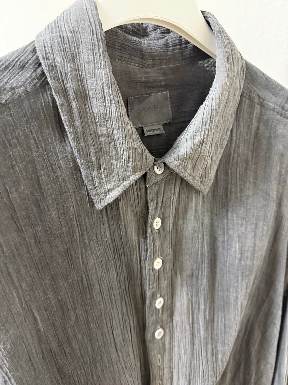 유스 x Yusu ink dyed buttoned shirt 상품이미지1