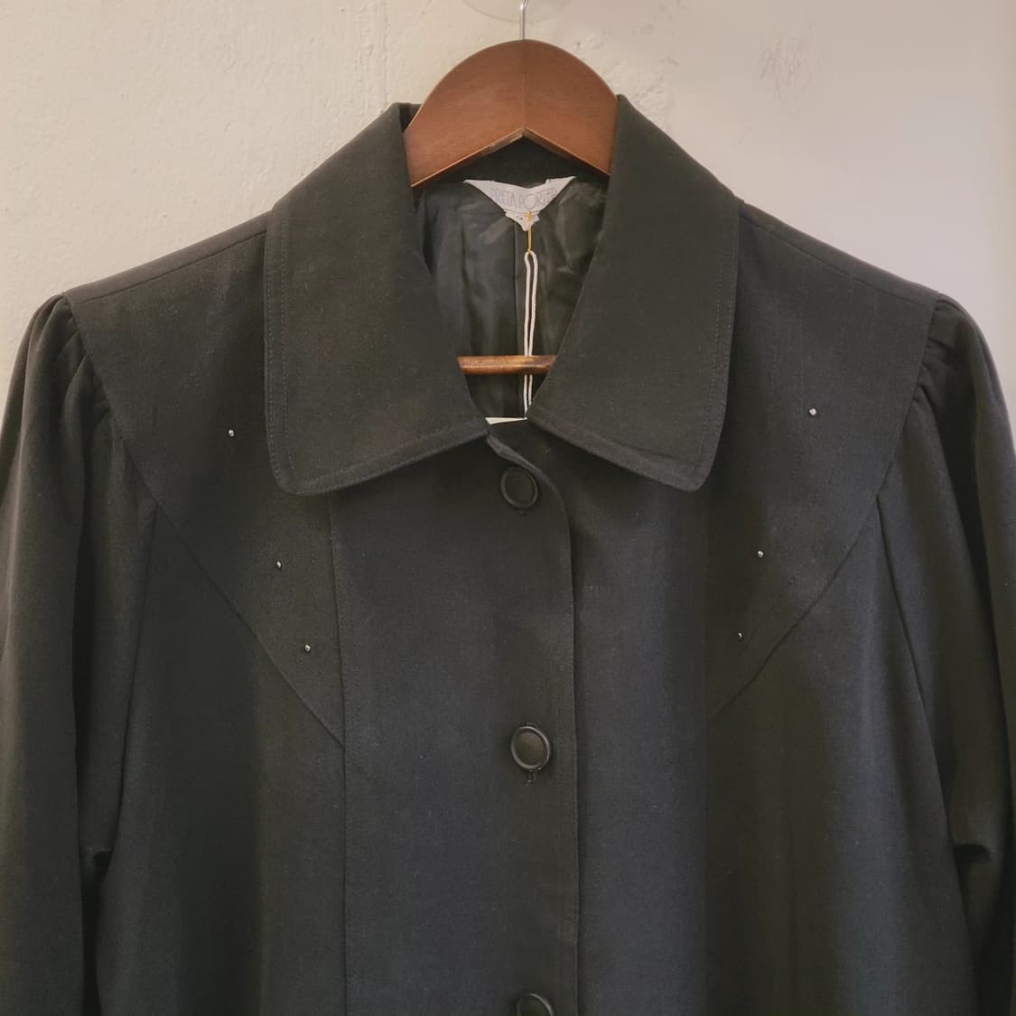 Preta porter 블랙 플레어 트렌치코트 상품이미지3