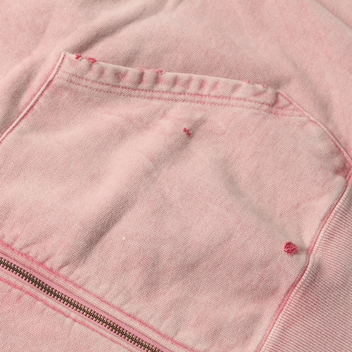 JOURNAL STANDARD "Pink Damaged Hoody" 상품이미지5