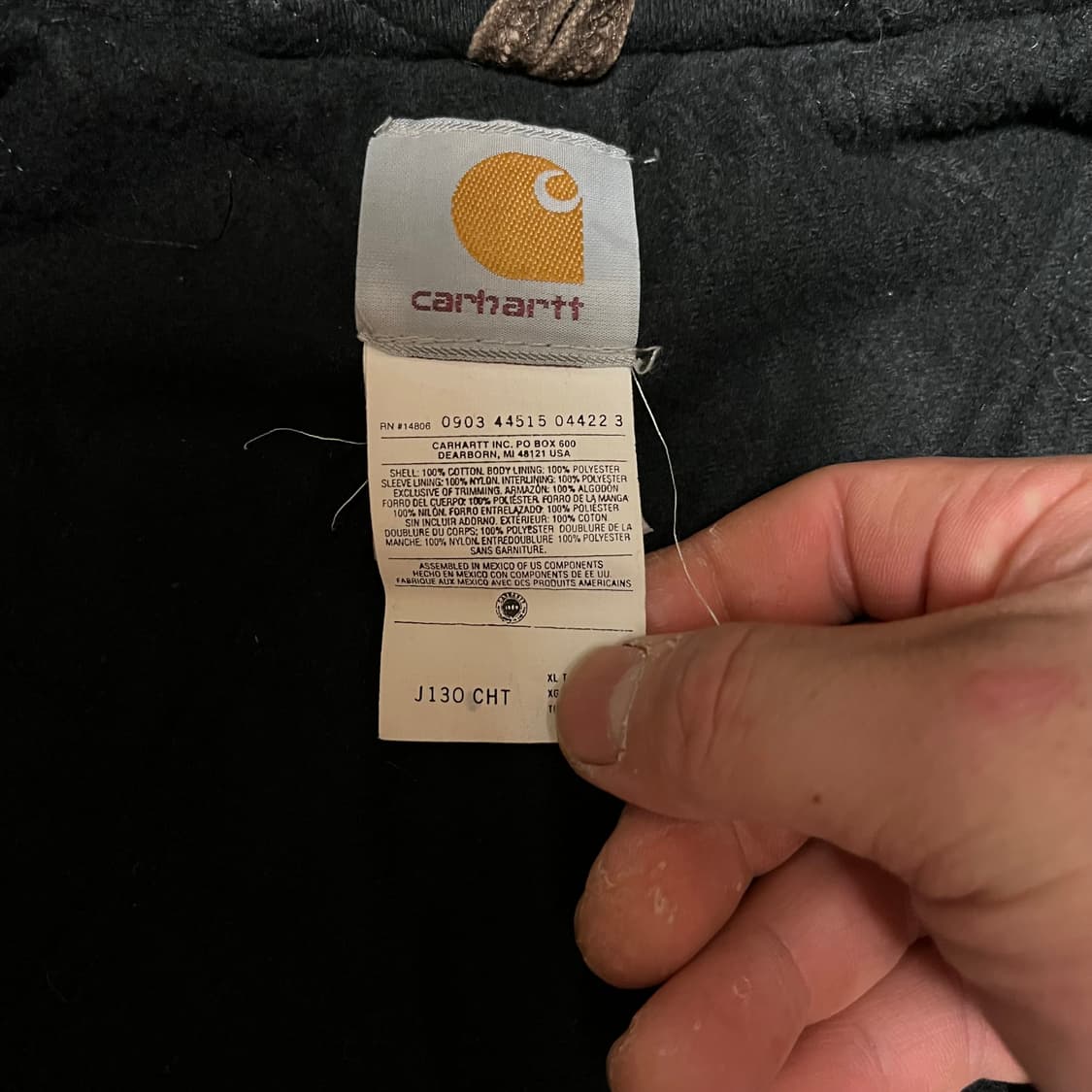 [XL] 스캇 00s 빈티지 칼하트 J130 액티브 자켓 cht 상품이미지5