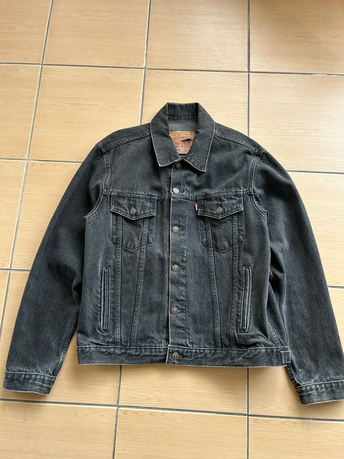 90‘s 리바이스 70506 블랙 트러커자켓 상품이미지1