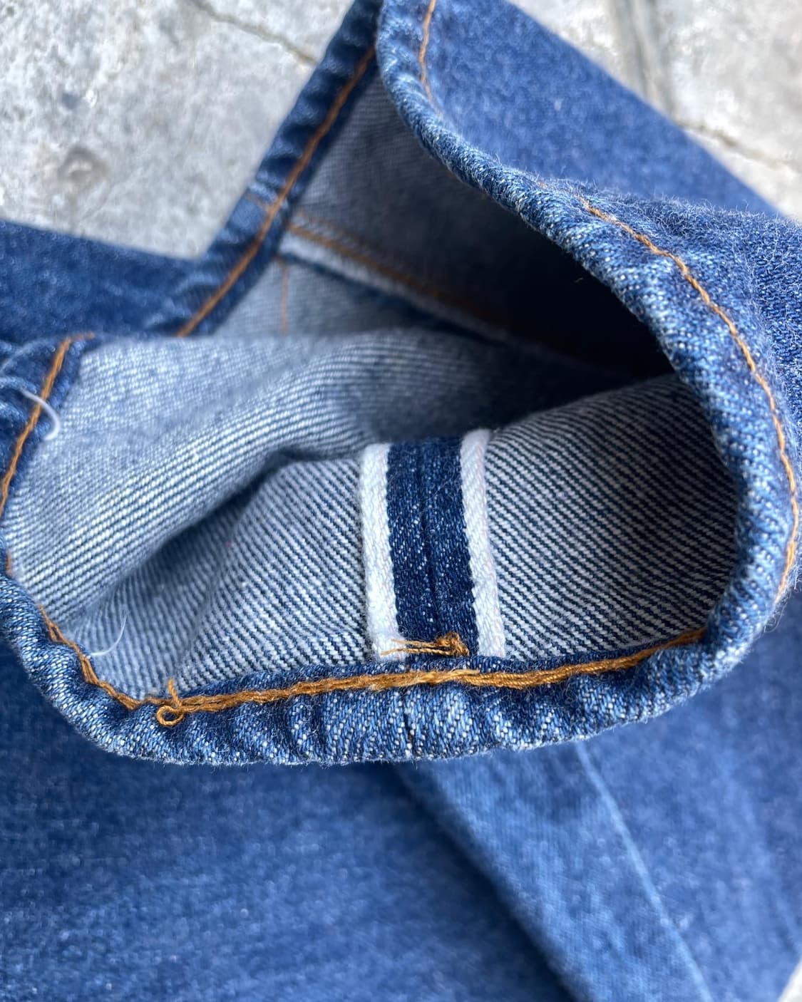 LATE 70s 66후기 SMALL e 501 셀비지 상품이미지9