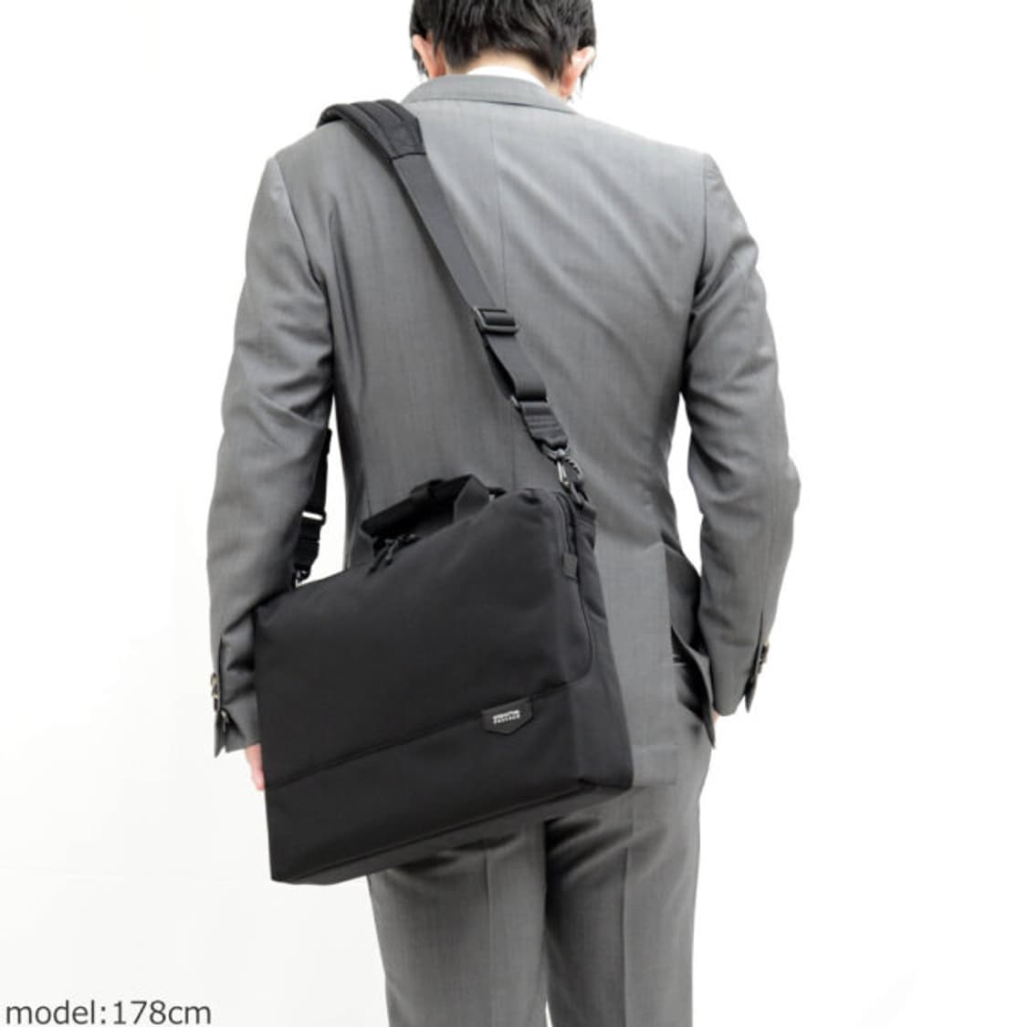 (새상품)일본 맨하탄 페세지 초경량 숄더백&브리프케이스 #5611 블랙 상품이미지1