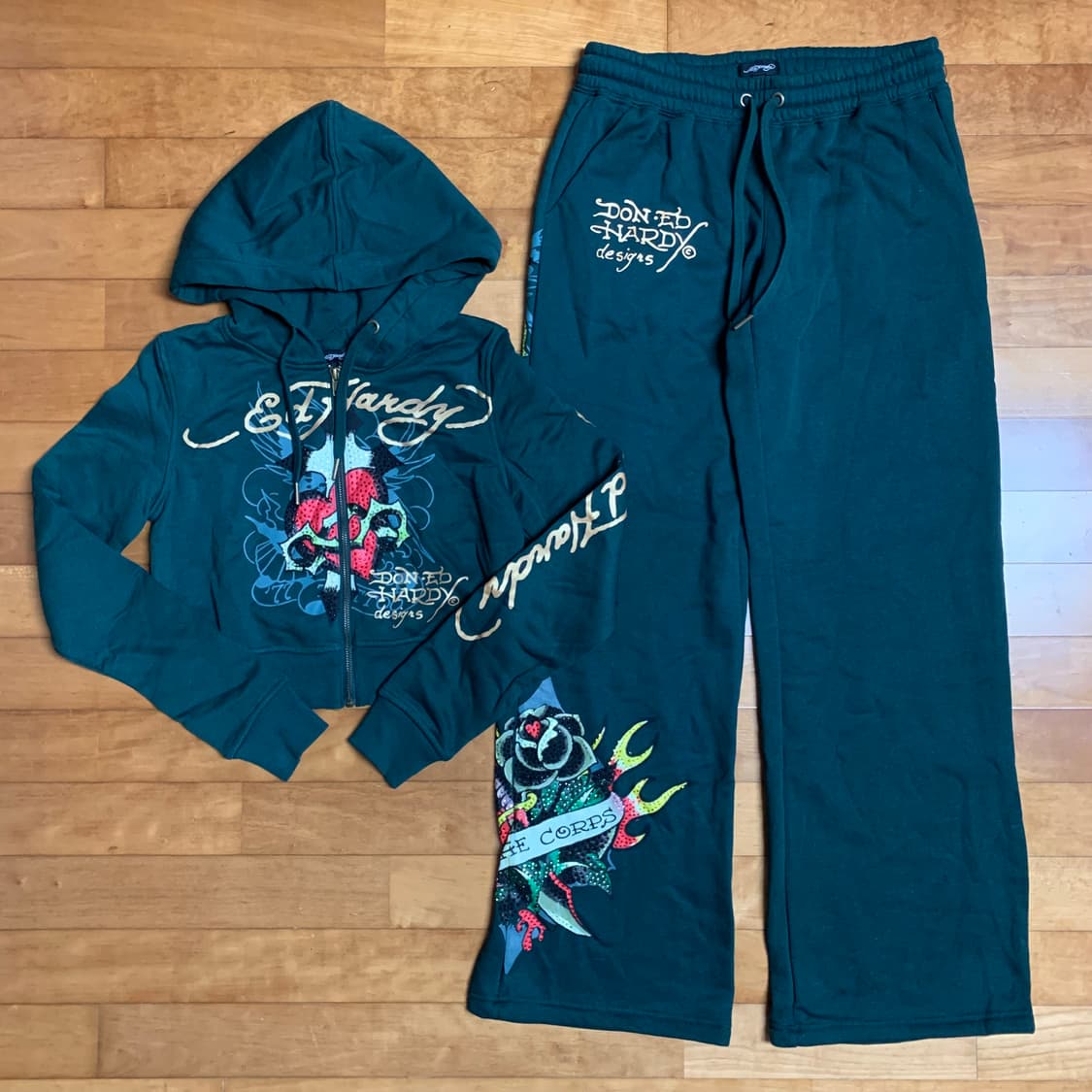 [새제품] 에드하디 스웻 셋업 상품이미지2