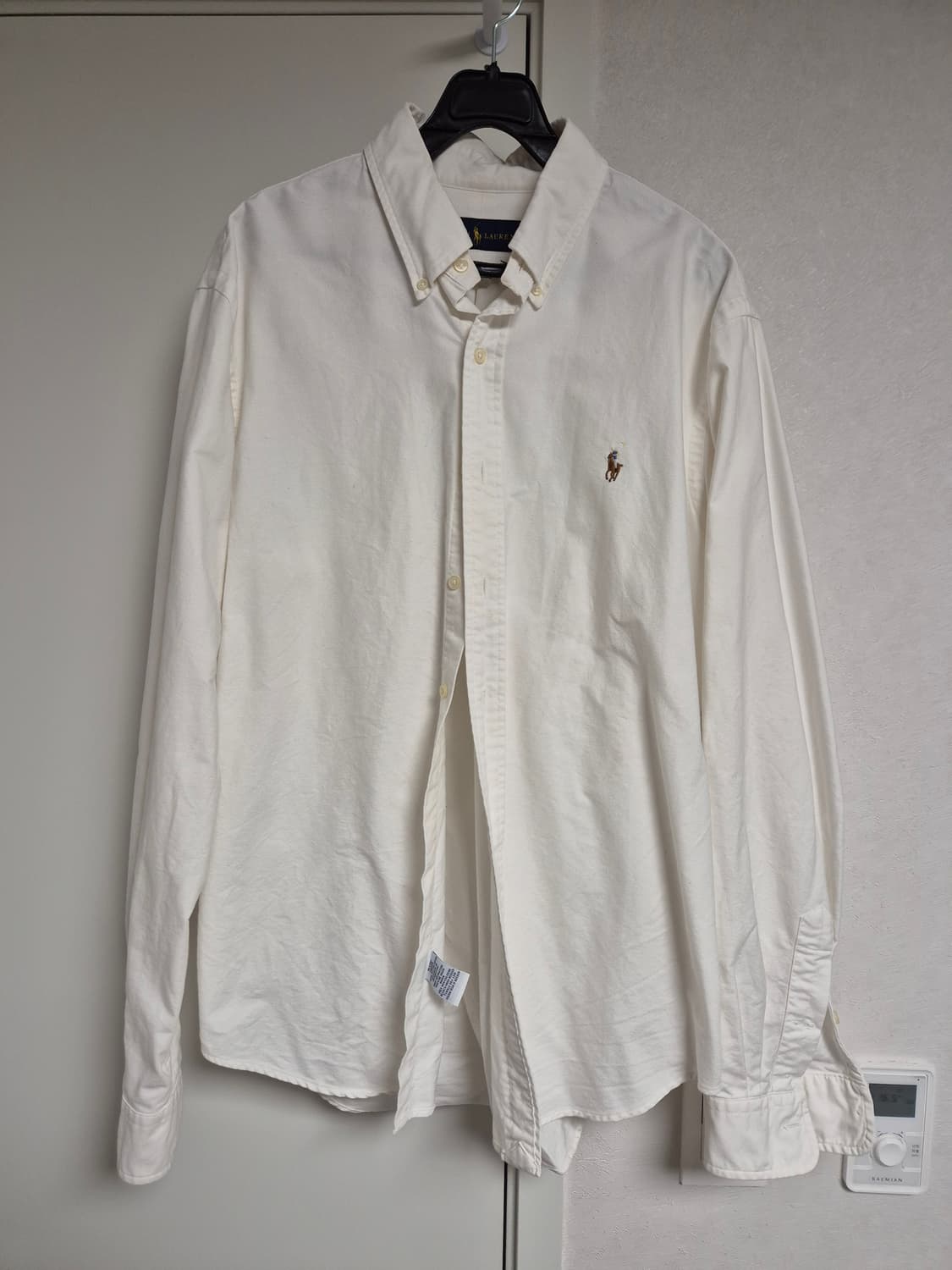 폴로 셔츠 L (베이지, 블루체크, 화이트) 상품이미지7