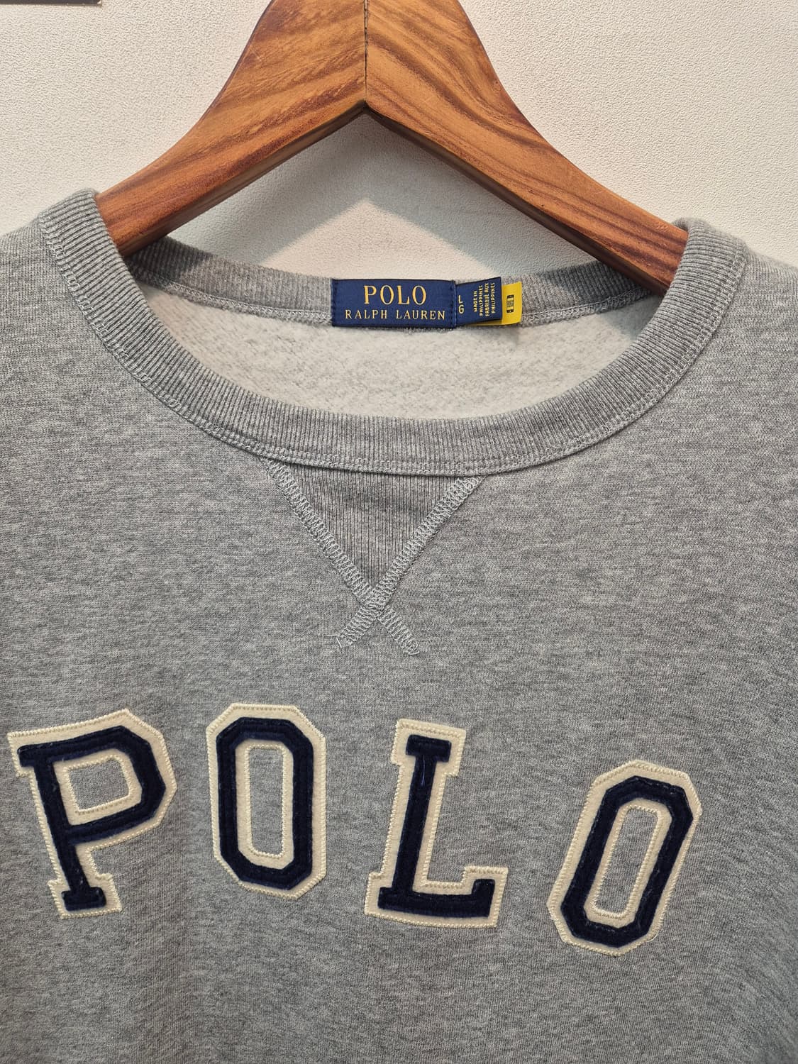 폴로 랄프로렌 맨투맨  회색   L
 상품이미지2